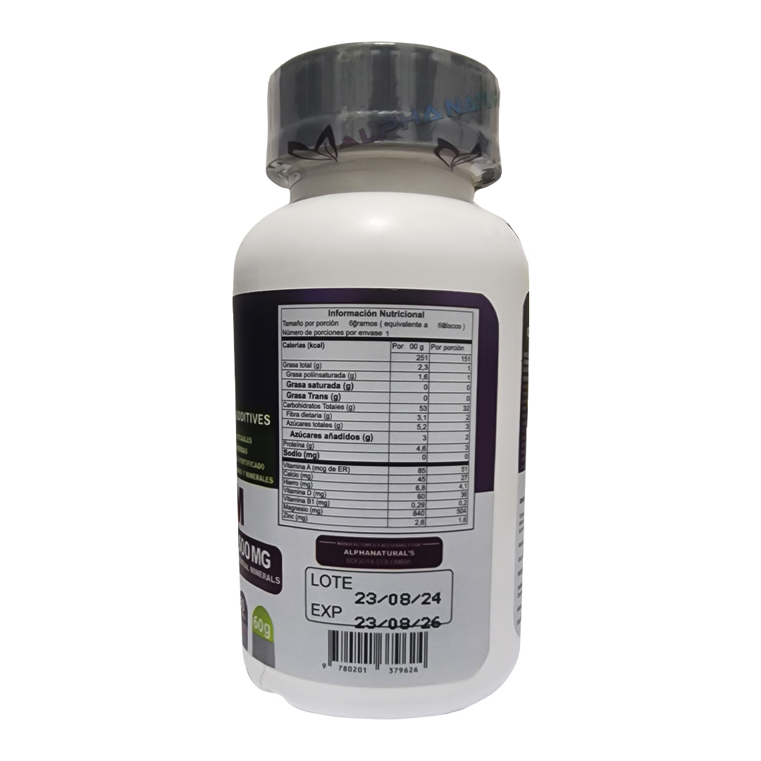 GLICINATO DE MAGNESIO masticable X 60